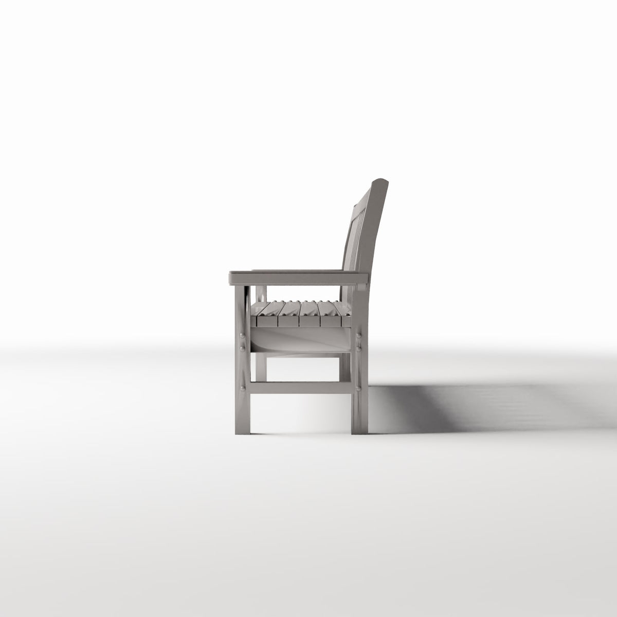 Diorama model-building product photo 2: Diorama Park Bench: Classic Park Bench Type B (Ref. 886D)