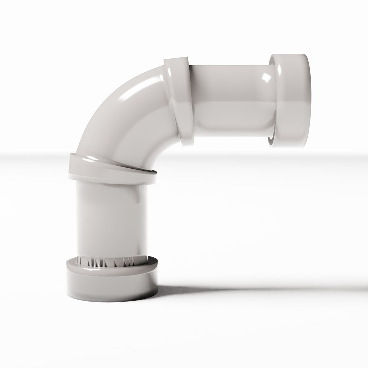 Diorama model-building product photo 2: Diorama Building: Curved Façade Pipe with Connection Flange (Ref. 890D)