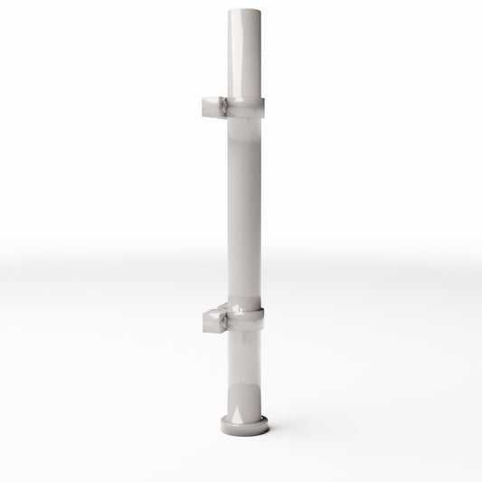Diorama model-building product photo 0: Diorama Building: Straight Façade Pipe with Clamps (Ref. 893D)