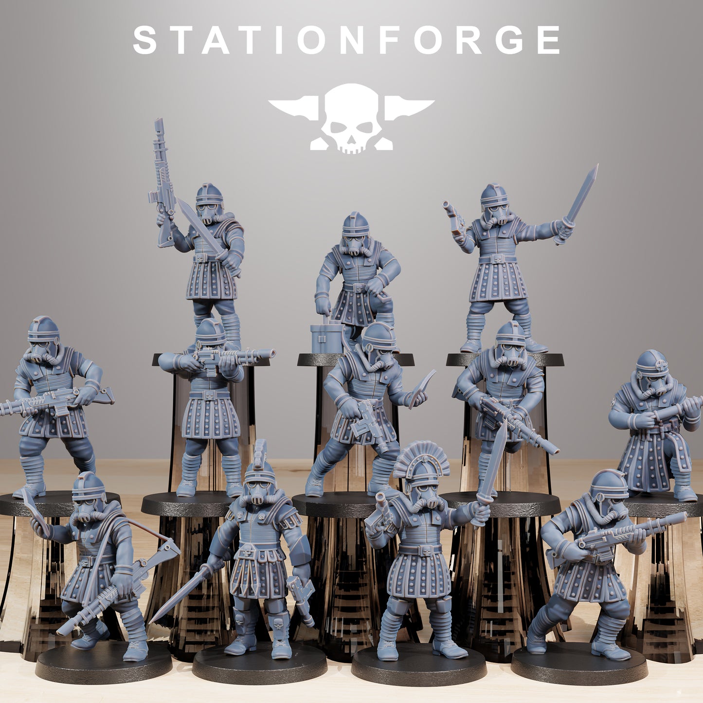 Product photo Tabletop 28mm The Printing Goes Ever On (TPGEO) 0: GrimGuard Vexillatio