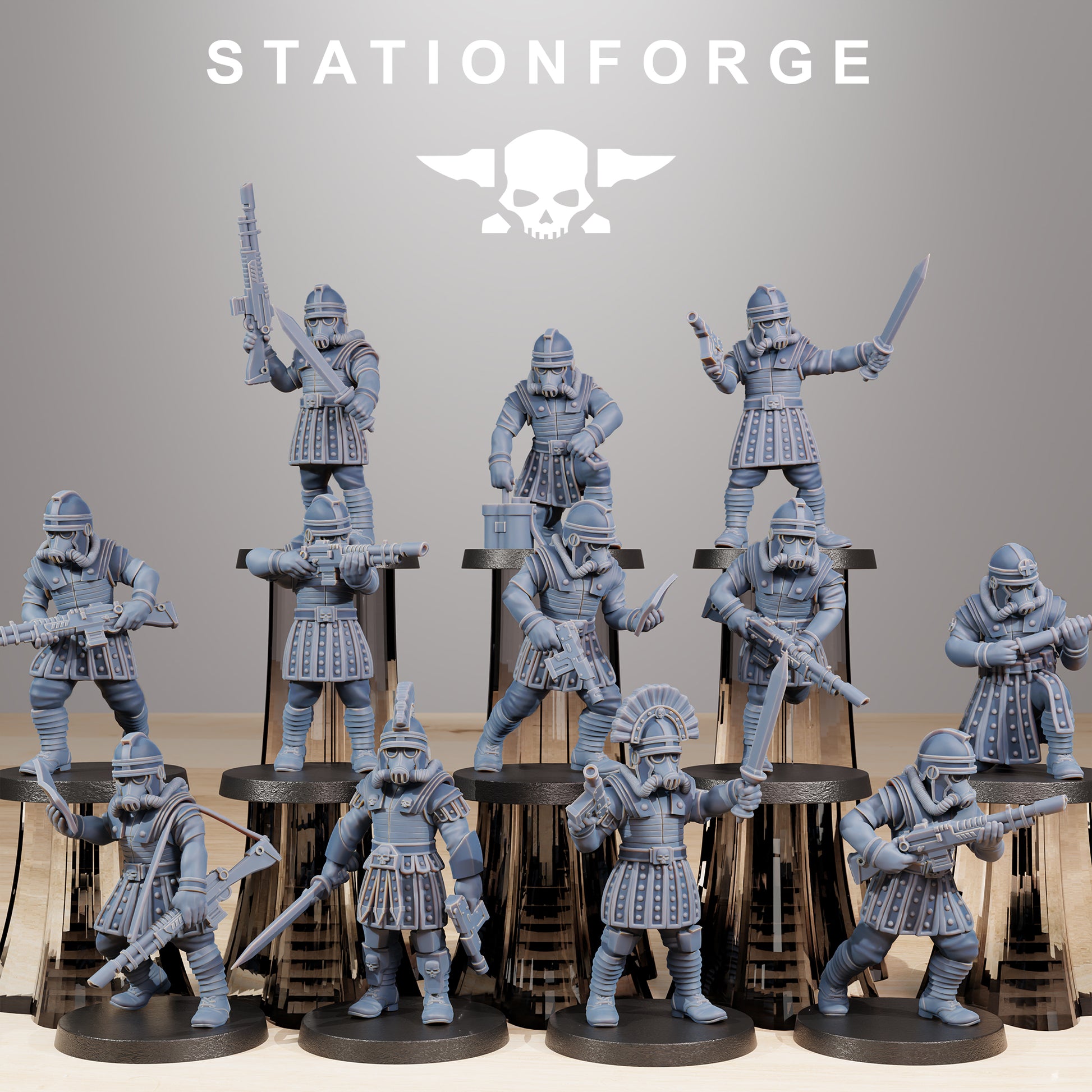 Product photo Tabletop 28mm The Printing Goes Ever On (TPGEO) 0: GrimGuard Vexillatio