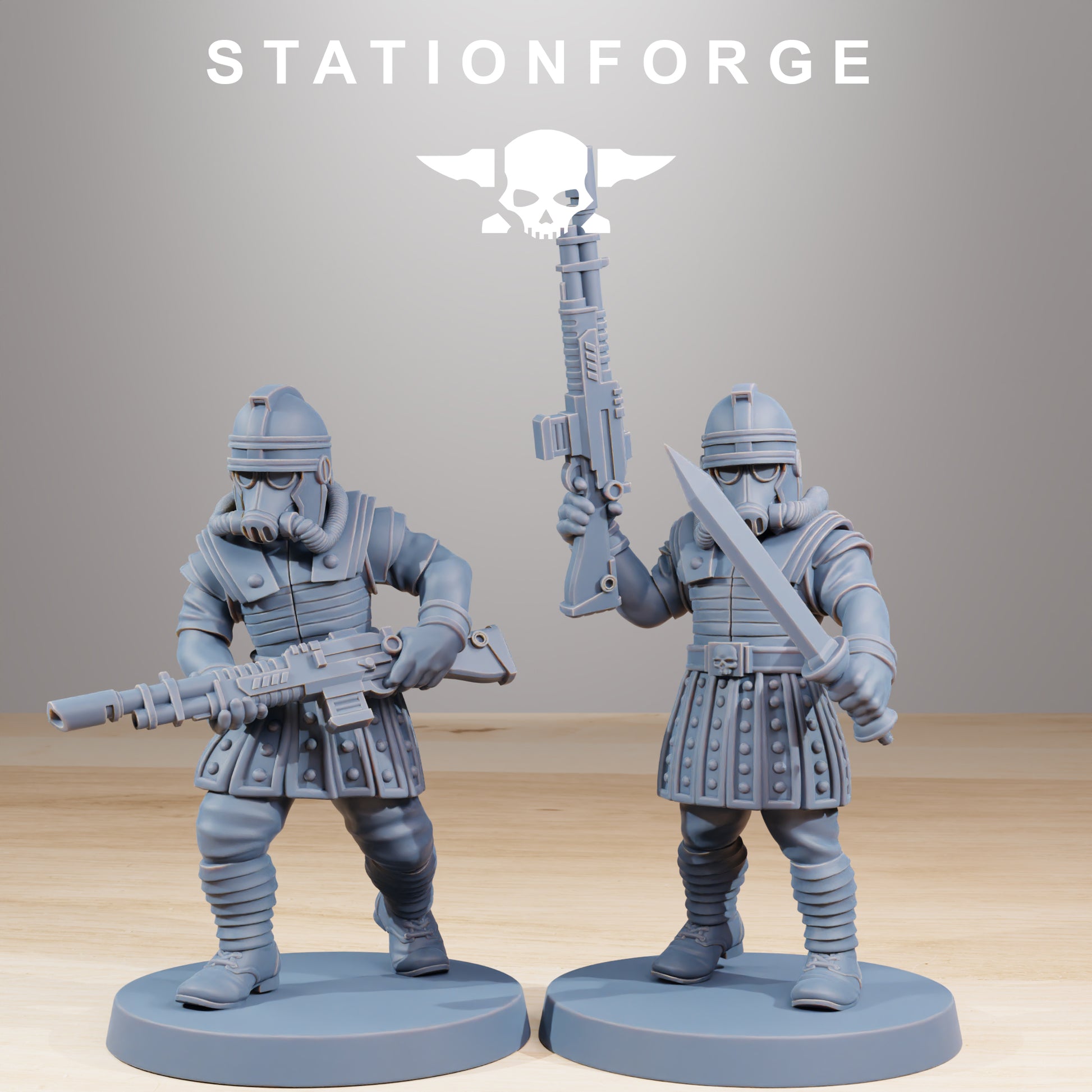 Product photo Tabletop 28mm The Printing Goes Ever On (TPGEO) 0: GrimGuard Vexillatio