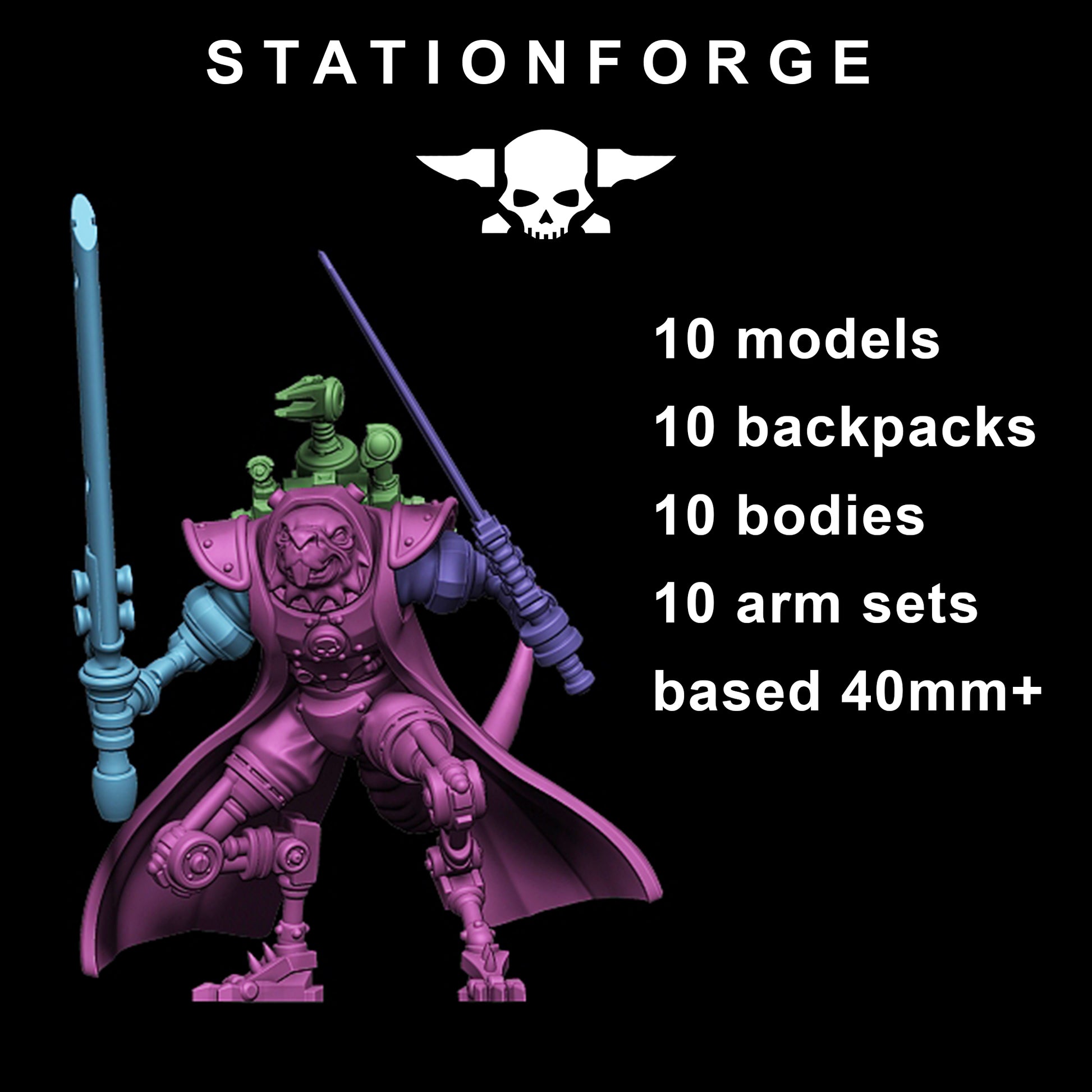 Product photo Tabletop 28mm The Printing Goes Ever On (TPGEO) 0: Raticus Curdsters