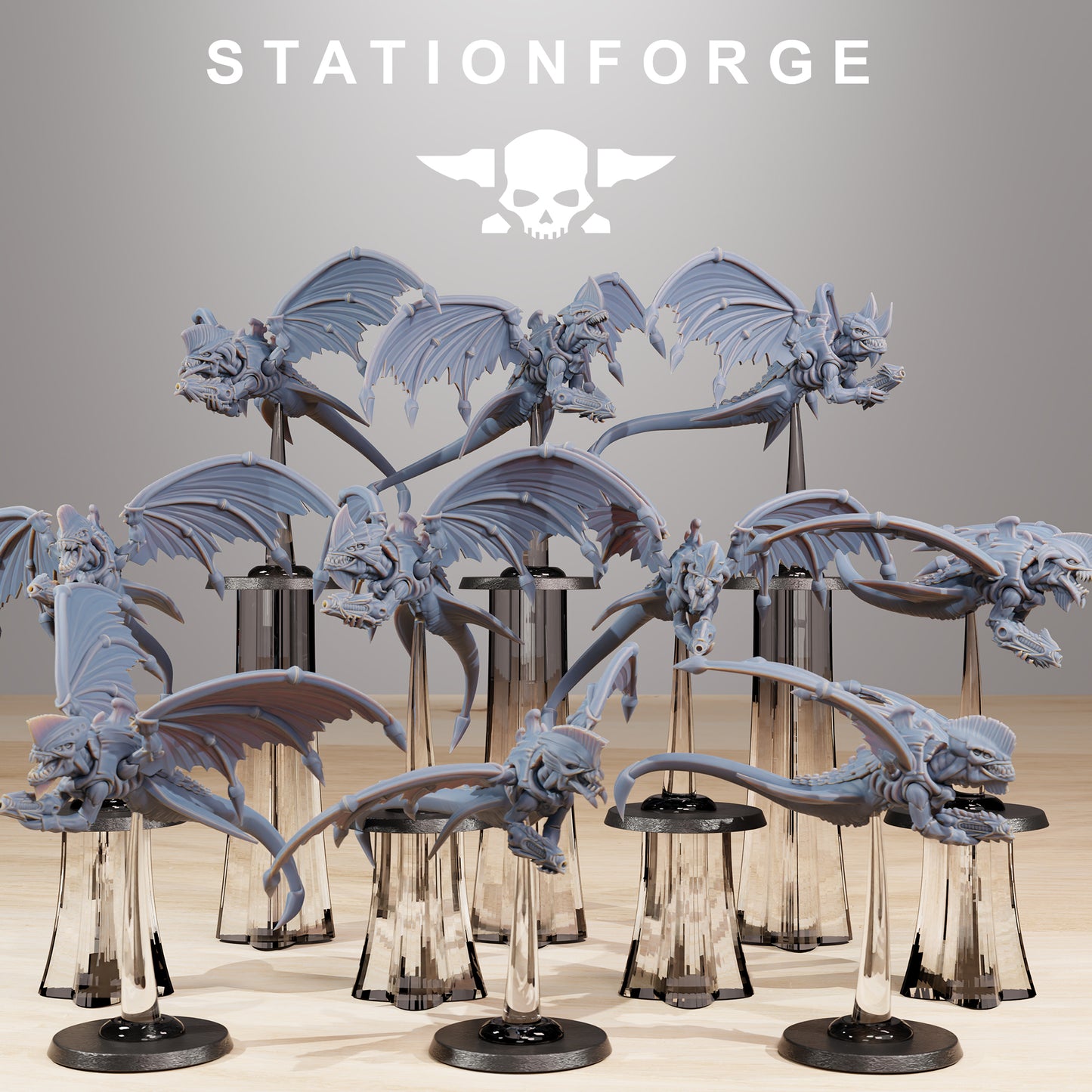 Product photo Tabletop 28mm The Printing Goes Ever On (TPGEO) 0: Xenarid Flyers