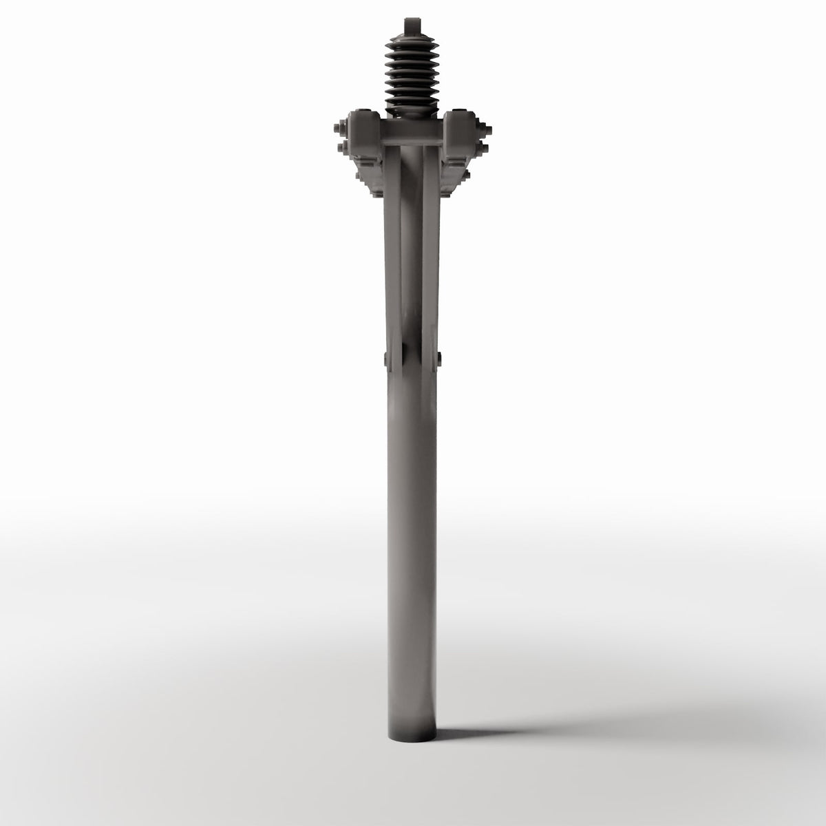 Diorama model-building product photo 2: Diorama Infrastructure: Concrete Utility Pole with 3 Insulators (Ref. 908D)
