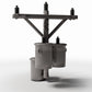 Diorama model-building product photo 3: Diorama Infrastructure: Concrete Utility Pole with Three Transformers (Ref. 910D)