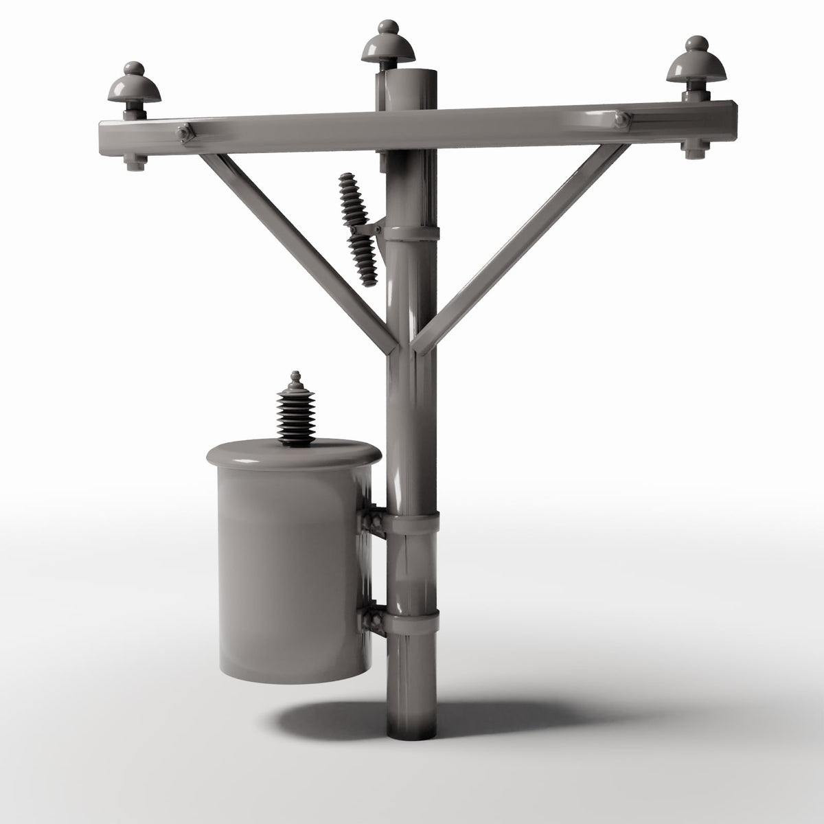 Diorama model-building product photo 0: Diorama Infrastructure: Concrete Utility Pole with Transformer (Ref. 922D)