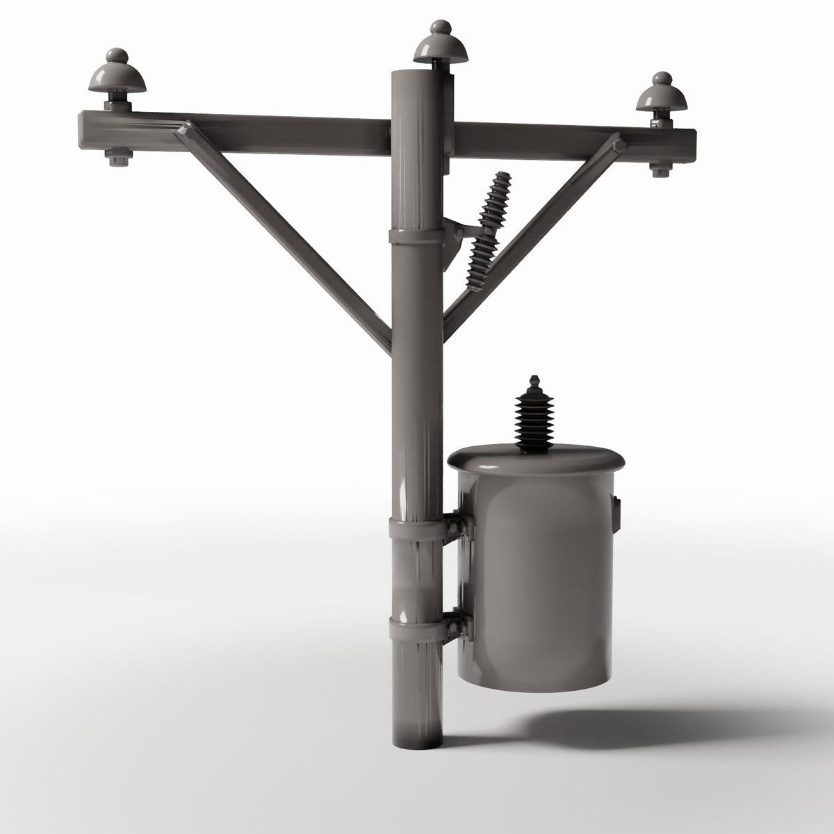 Diorama model-building product photo 3: Diorama Infrastructure: Concrete Utility Pole with Transformer (Ref. 922D)