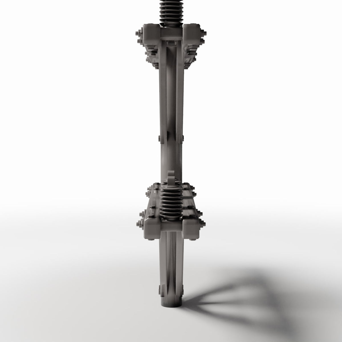 Diorama model-building product photo 2: Diorama Infrastructure: Concrete Power Pole with 8 Insulators (Ref. 924D)