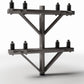 Diorama model-building product photo 3: Diorama Infrastructure: Concrete Power Pole with 8 Insulators (Ref. 924D)