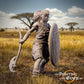 Product photo Tabletop 28mm The Printing Goes Ever On (TPGEO) 0: Warrior of the Savanna: Proud Native Tribe with Chief