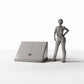 Diorama model-building product photo 1: Diorama Building: Roof Access Hatch with Double Lids (Ref. 951D)