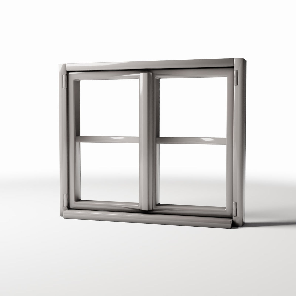 Diorama model-building product photo 0: Diorama Building: Rustic Double Window with Sill (Ref. 967D)