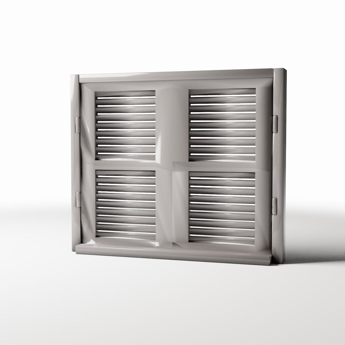Diorama model-building product photo 0: Diorama Building: Rustic Window with Shutters (Ref. 973D)