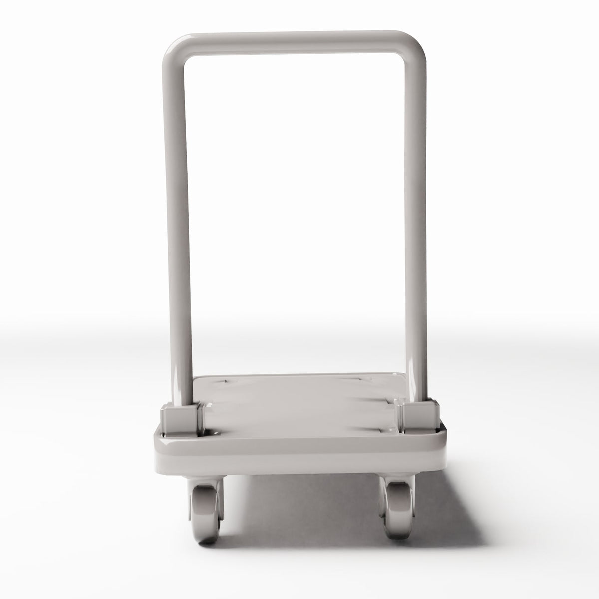 Diorama model-building product photo 2: Warehouse Diorama: Small Platform Trolley with Push Handle (Ref. 982D)