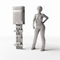 Diorama model-building product photo 1: Diorama Infrastructure: Type A Street Electrical Cabinet (Ref. 994D)
