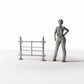 Diorama model-building product photo 1: Street Diorama: Portable Road Barrier (Ref. 998D)