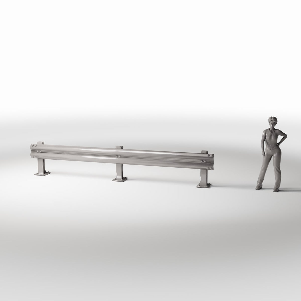 Diorama model-building product photo 1: Diorama Street: Roadside Guardrail (Ref. 999D)