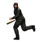 Diorama model building product photo 0: Gangster in hoodie with baseball bat on the run (Ref No. A1)