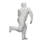 Diorama model building product photo 0: Gangster in hoodie with baseball bat on the run (Ref No. A1)