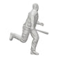 Diorama model building product photo 0: Gangster in hoodie with baseball bat on the run (Ref No. A1)
