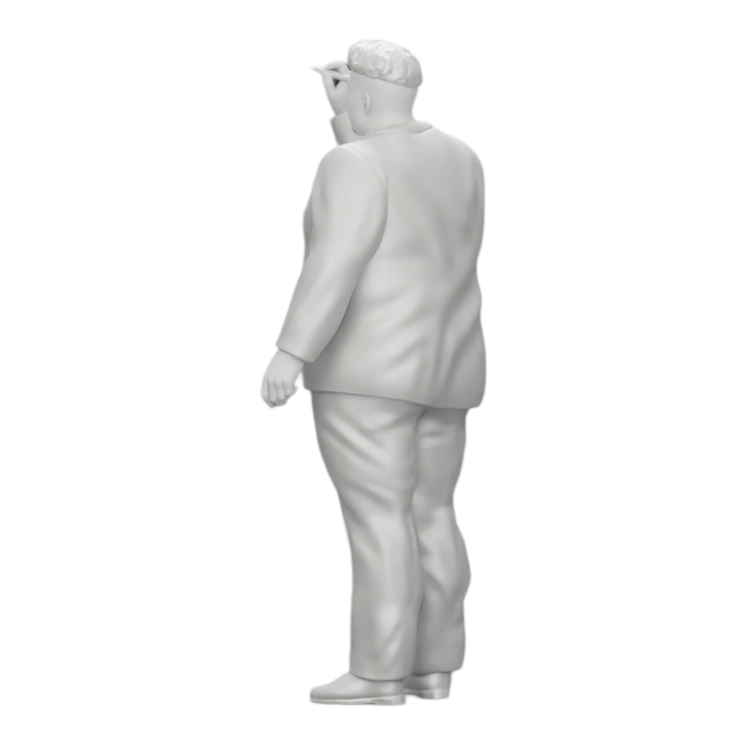 Diorama model building product photo 0: Corpulent businessman writing on whiteboard (Ref No. A19)