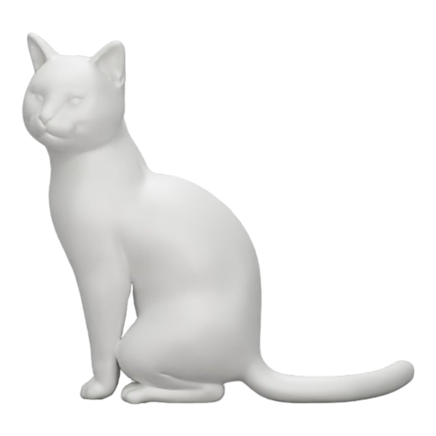 Diorama model building product photo 0: Pretty girl kneeling next to her cat (Ref No. A21)