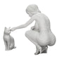 Diorama model building product photo 0: Pretty girl kneeling next to her cat (Ref No. A21)