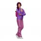 Diorama model building product photo 0: Pensive young woman with headphones and backpack listening to music (Ref No. A25)