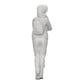 Diorama model building product photo 0: Pensive young woman with headphones and backpack listening to music (Ref No. A25)