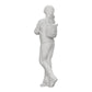 Diorama model building product photo 0: Pensive young woman with headphones and backpack listening to music (Ref No. A25)