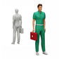 Diorama model building product photo 0: Medic stands ready with a first aid kit (Ref No. A28)