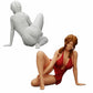 Diorama model building product photo 0: Attractive woman sitting relaxed in a squat (Ref No. A34)