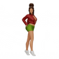 Diorama model building product photo 0: Sexy girl in shorts and open mini shirt with hands in back pocket (Ref No. A38)