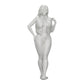 Diorama model building product photo 0: Attractive woman with long hair in a bodysuit and open vest (Ref No. A46)