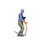 Miniature Figure: Farmer with Scythe B - Old Farmer at Work (No. 300)