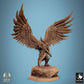 Product photo Tabletop 28mm Lord of the Print (LotP) 0: Fantasy figure: Winged Angel Warrior Seraph, Archangel Champion with Two-Handed Sword, Celestial Paladin (24_09_B3)
