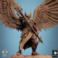 Product photo Tabletop 28mm Lord of the Print (LotP) 0: Fantasy Figure: Winged Angel Warrior Seraph, Archangel Champion with Two-Handed Sword, Celestial Paladin (24_09_B3)