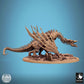 Product photo Tabletop 28mm Lord of the Print (LotP) 5: Tabletop miniature: Undead Skeleton Wyvern, Bone Dragon and Tomb Beast, Boss Creature - Banish Wyvern (24_11_E1)