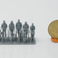 Diorama model building product photo 0: Passersby figure set 2 - 6 figures (h0_29)