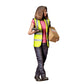 Diorama model-making product photo 1: Standing figure: delivery woman with parcels & handheld scanner (Ref. No. 522)