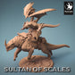 Dragonborn Rider on Lizard - Mighty Soldier of the Desert - Dragonborn Warrior (E1)