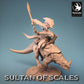 Dragonborn Rider on Lizard - Mighty Soldier of the Desert - Dragonborn Warrior (E4)
