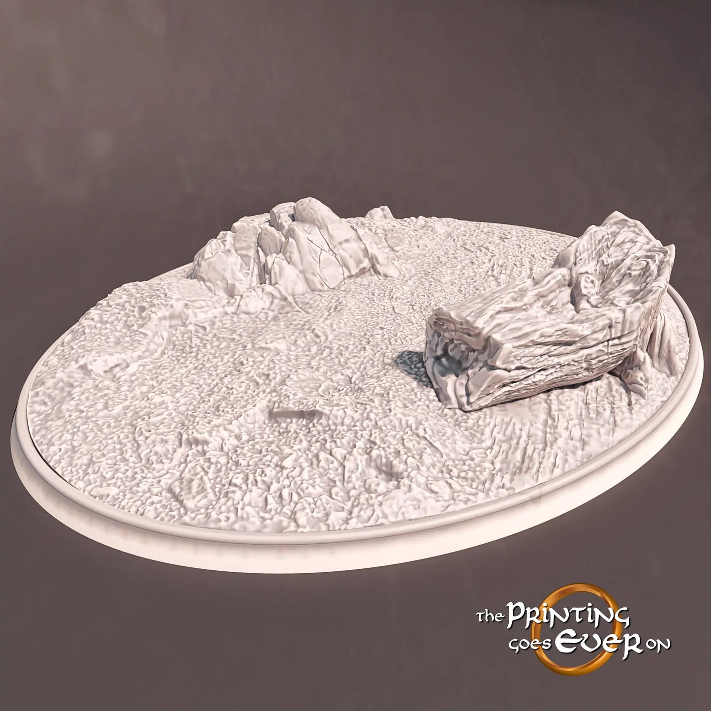 Product photo Tabletop 28mm The Printing Goes Ever On (TPGEO) 0: War Elephant: Monstrous creature with howdah - Nomadic people from the desert, warriors of the south