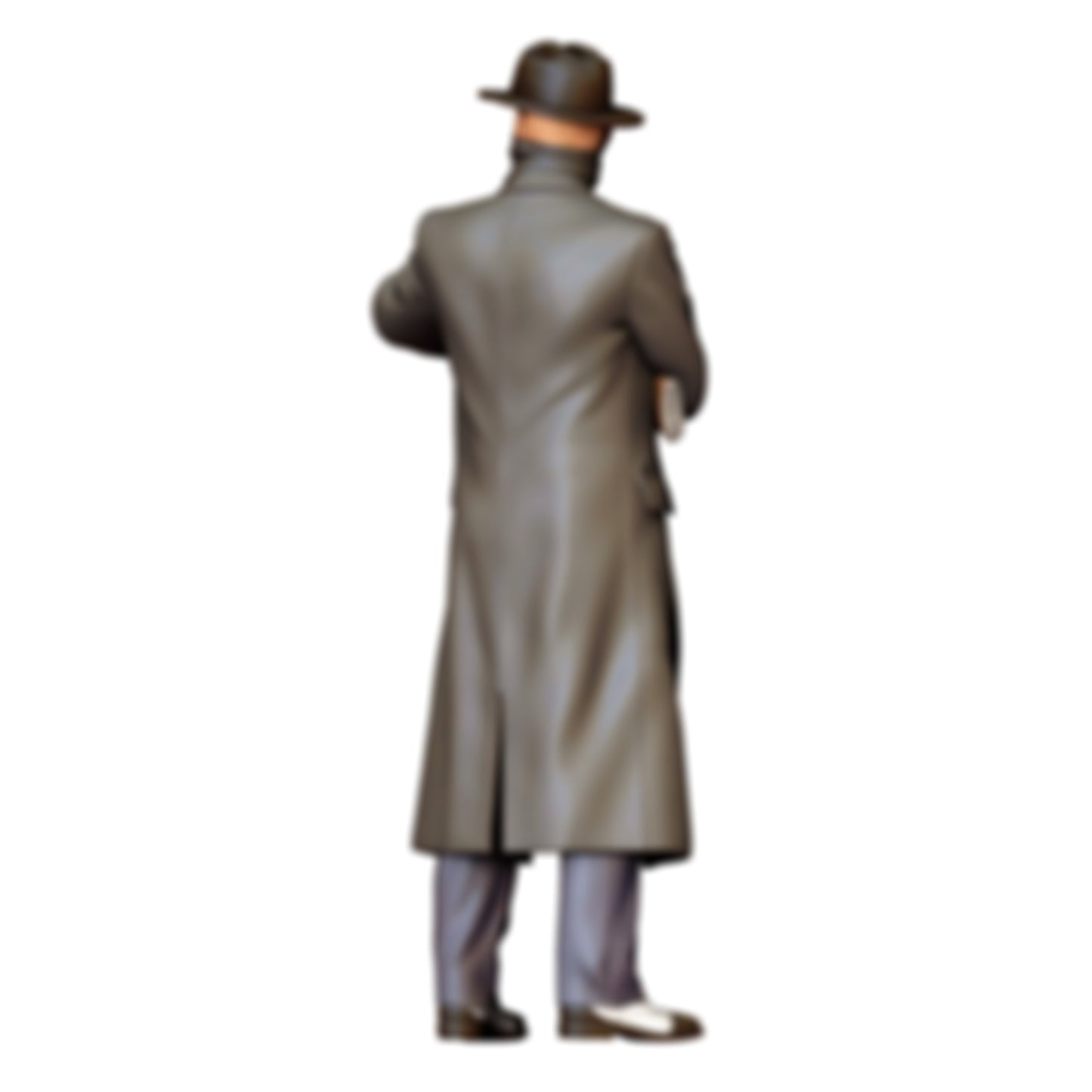 3DP Miniatures 8: Sitzende Figur: Person im Rollstuhl mit erhobener Hand (Ref. Nr. 454)