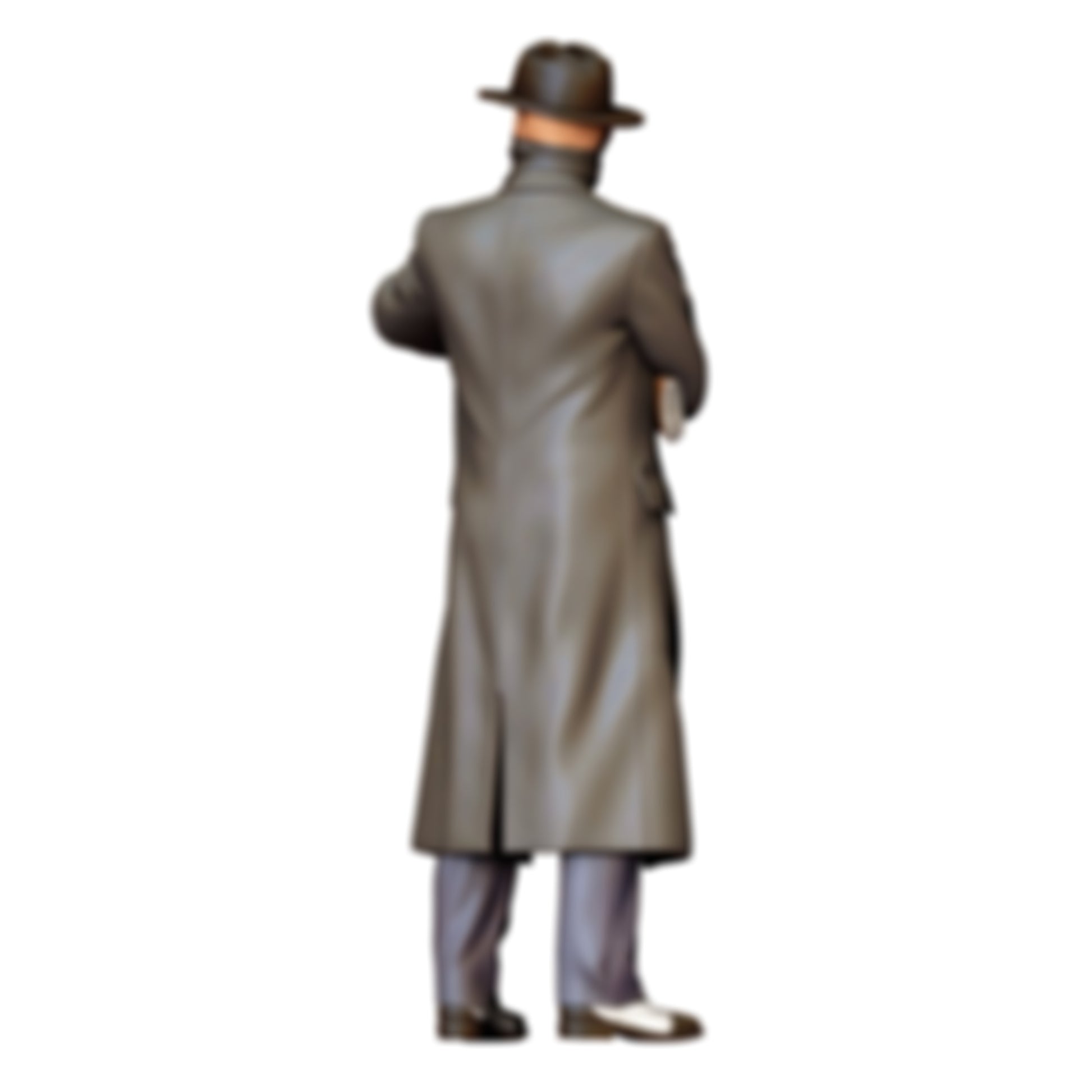 3DP Miniatures 8: Sitzende Figur: Person im Rollstuhl mit erhobener Hand (Ref. Nr. 454)