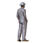 3DP Miniatures 2: Stehende Figur: Gangster im doppelreihigen Anzug mit Hut & Zigarette (Ref. Nr. 514)