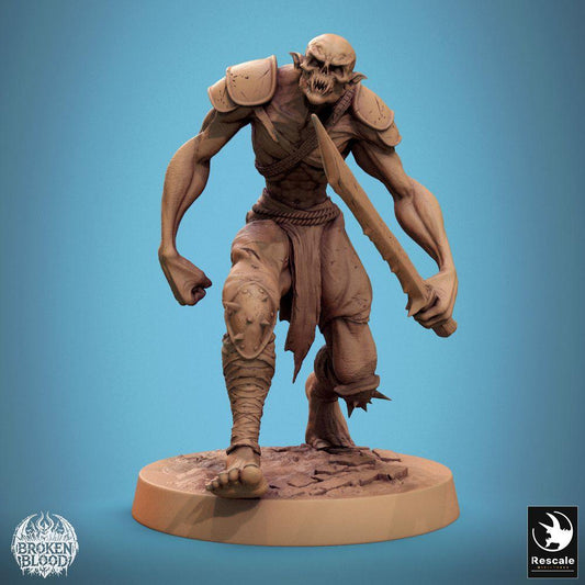 Product photo Tabletop 28mm Lord of the Print (LotP) 0: C33 ghoul ravager walk wonder (24_11_C33)
