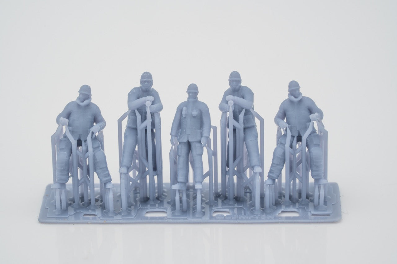 Product photo Figure H0, 1:72 - 0: Firefighter Figures Set