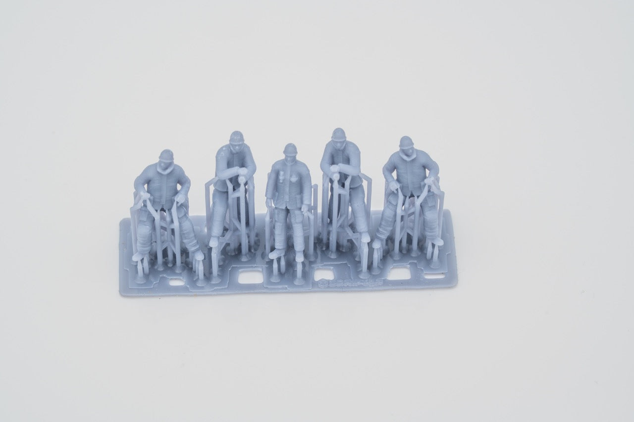 Product photo Figure H0, 1:72 - 0: Firefighter Figures Set